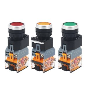 Botón interruptor con luz led LA38